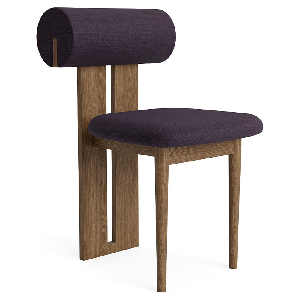Hippo Dining Chair Light Smoked Oak Canvas 694 2 | Rouse Home