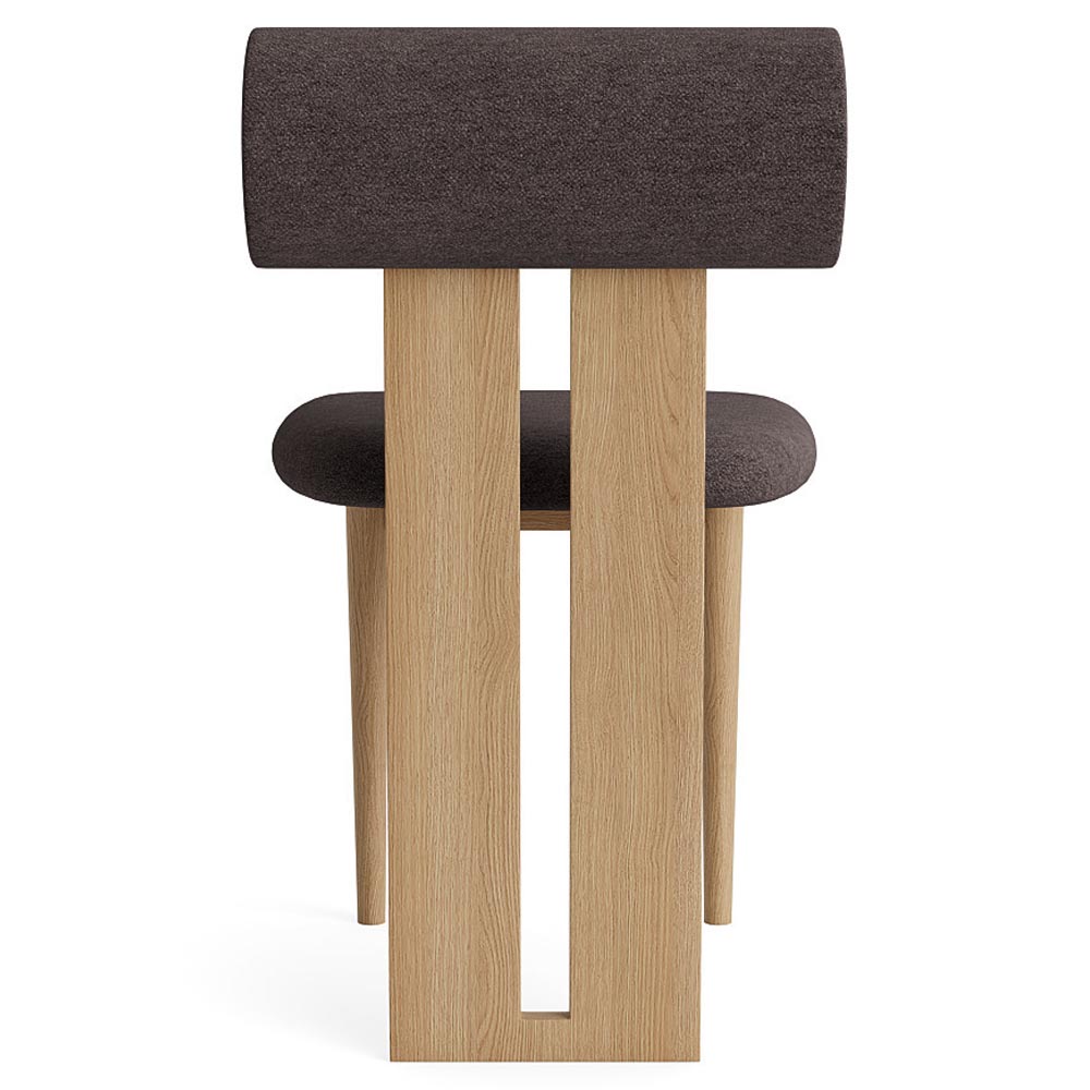Hippo Dining Chair Natural Oak Barnum Boucle 11 3 | Rouse Home