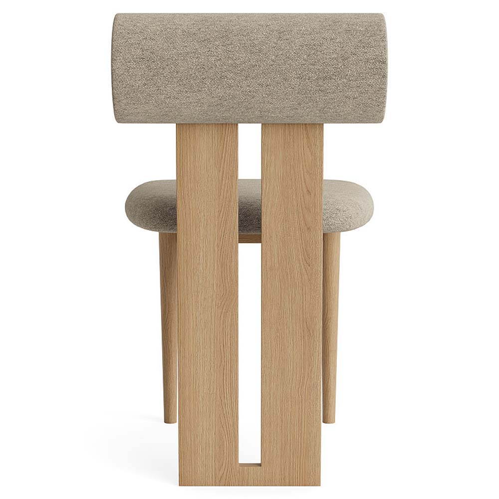 Hippo Dining Chair Natural Oak Barnum Boucle 3 3 | Rouse Home