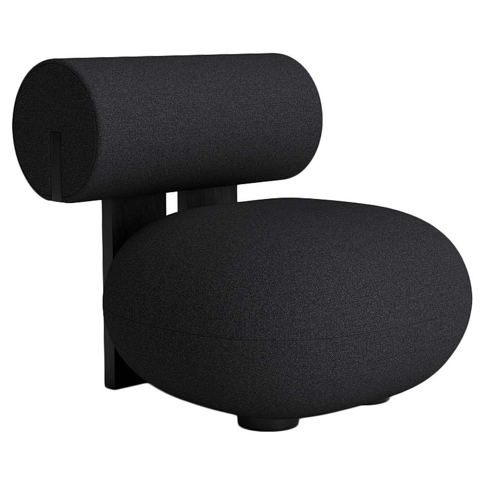 Hippo Lounge Chair - Black Oak, Hallingdal 180