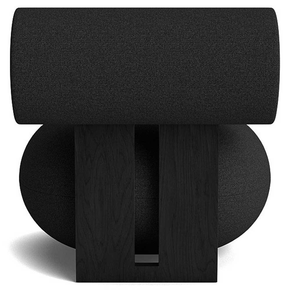 Hippo Lounge Chair - Black Oak, Hallingdal 180