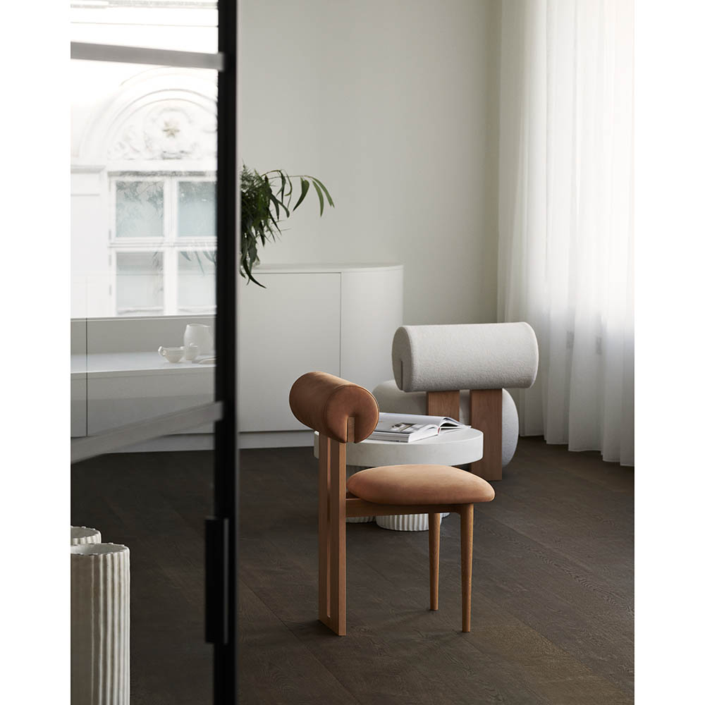Hippo Lounge Chair - Black Oak, Hallingdal 180