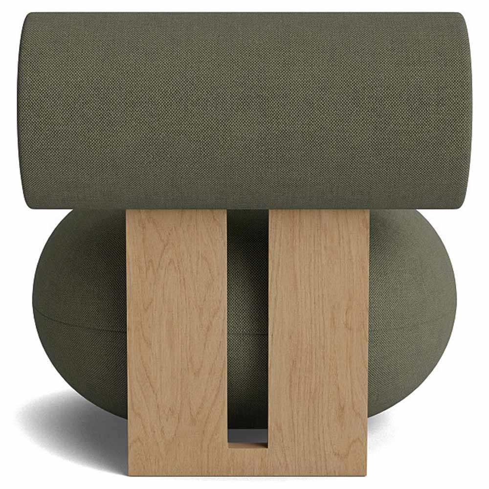Hippo Lounge Chair Natural Oak Fiord 961 2 | Rouse Home
