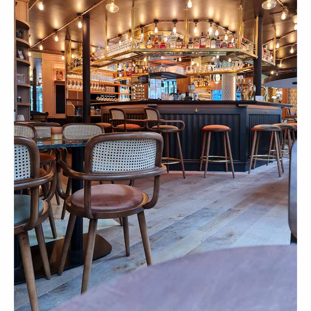Luc Bar Stool - Upholstered