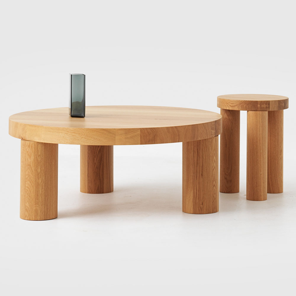 Offset Coffee Table - Black