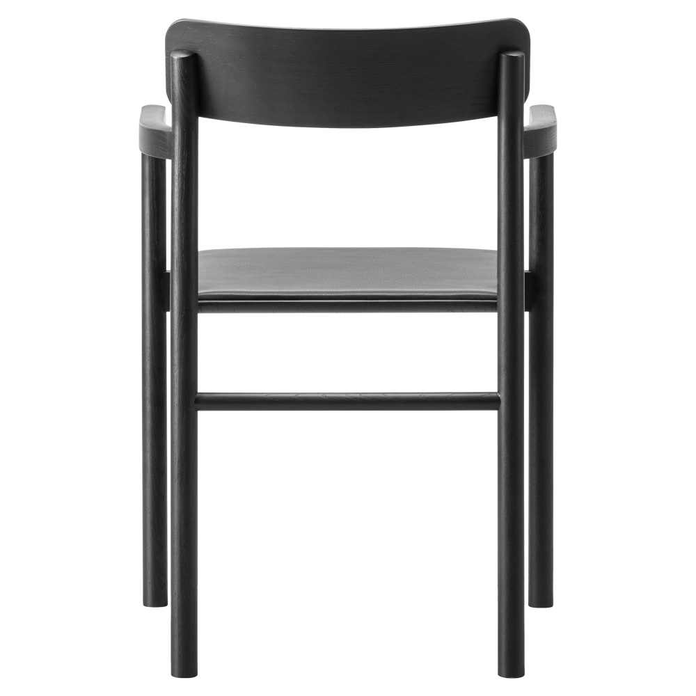 Post Armchair - Seat Upholstered