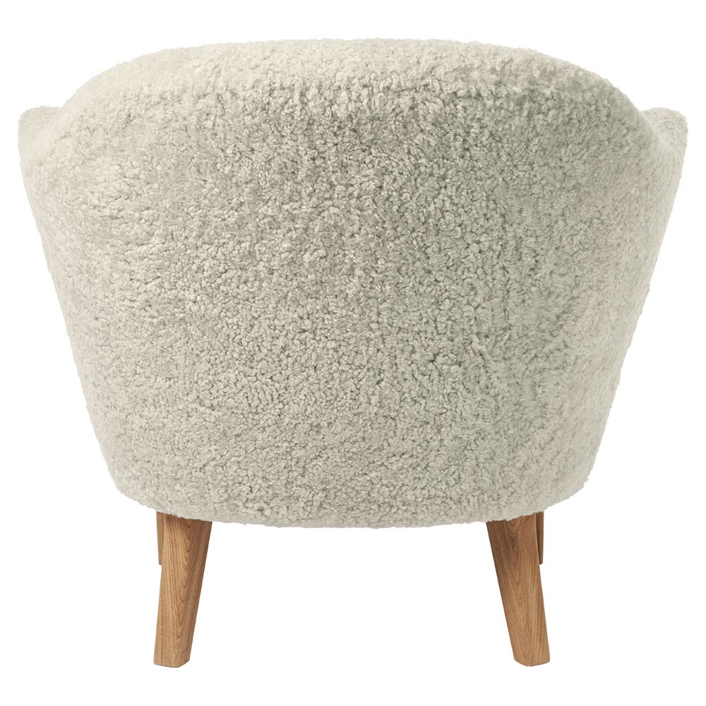 Ingeborg Lounge Chair - Green Tea Sheepskin, Natural Oak | Rouse Home