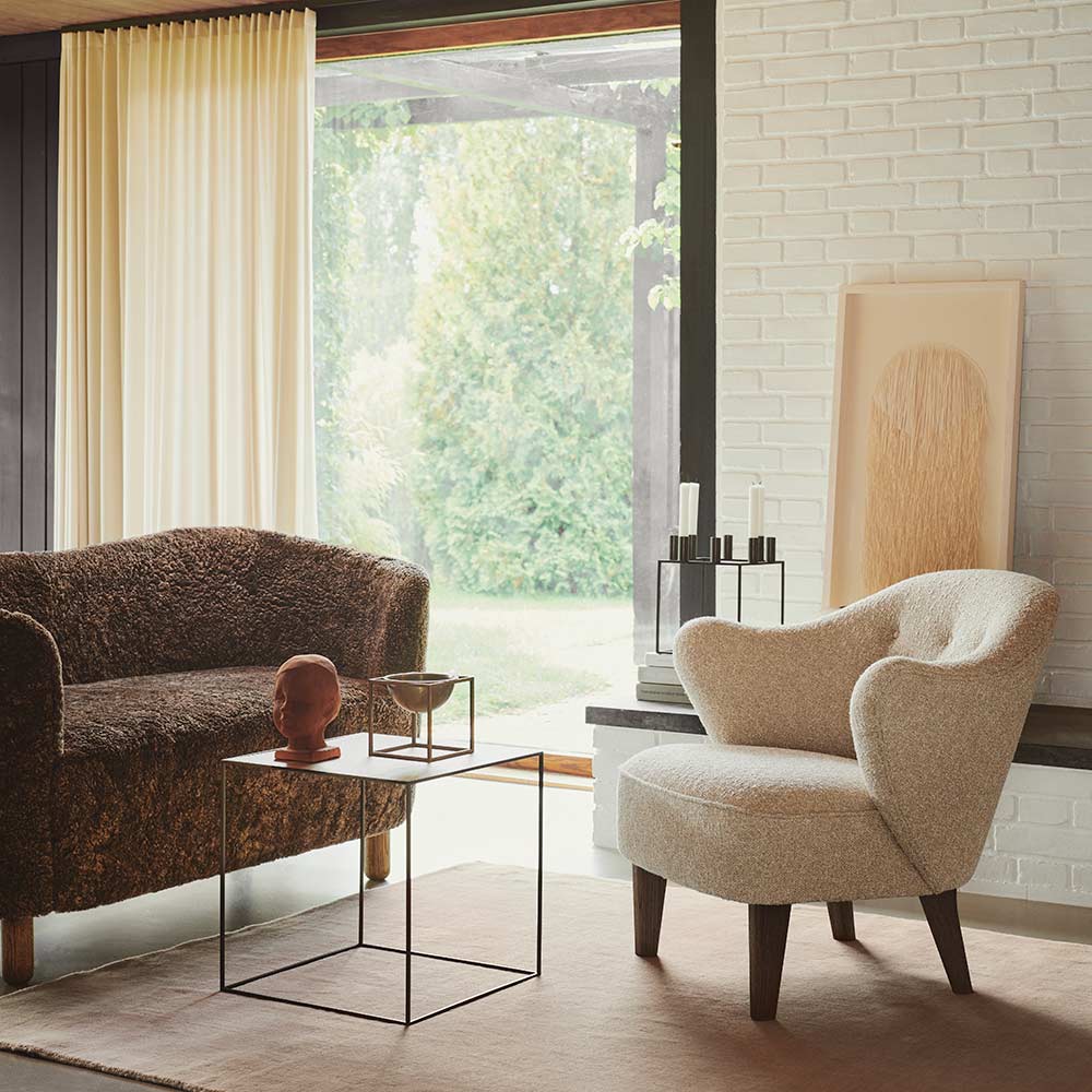 Mingle Sofa Sahara Sheepskin Smoked Oak 5 | Rouse Home