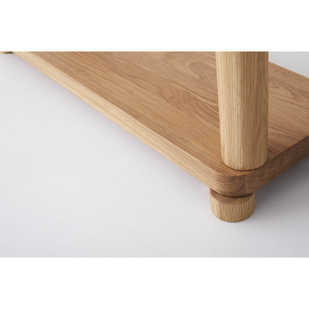 Offset Small Shelf Umber 2 Tiers 2 | Rouse Home