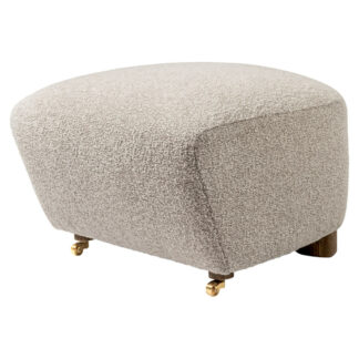 The Tired Man Footstool - 12 Sahco Zero, Smoked Oak
