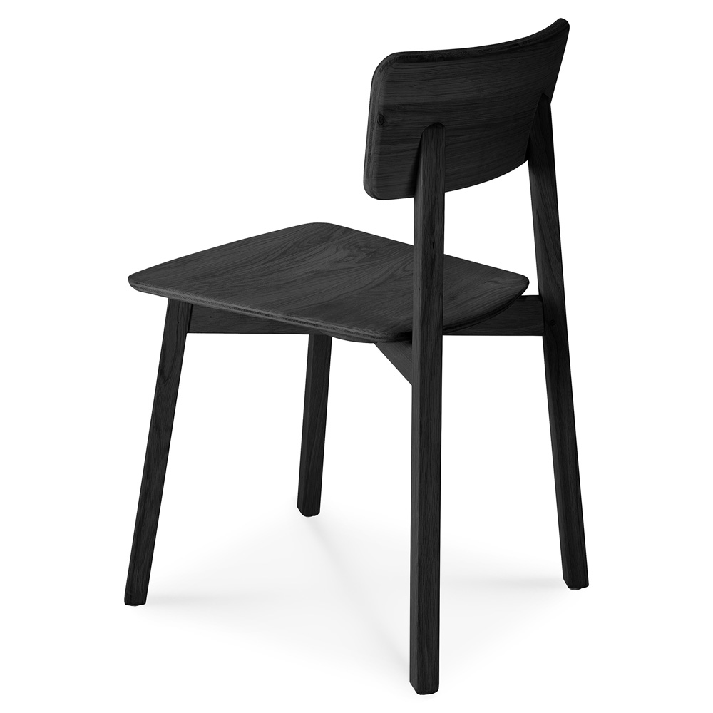 Casale Dining Chair Black Oak 4 | Rouse Home
