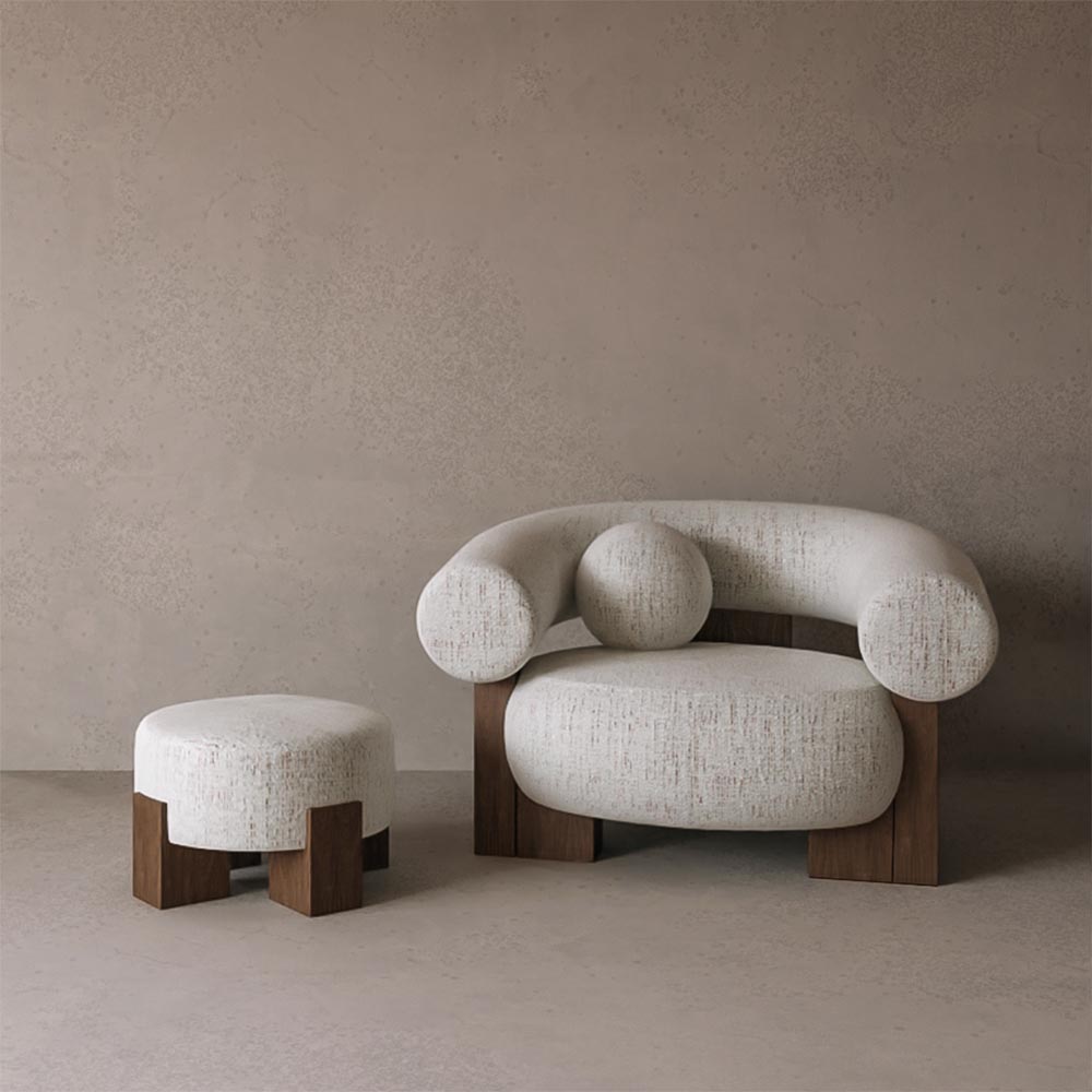Cassette Armchair - Famiglia 07, Smoked Oak