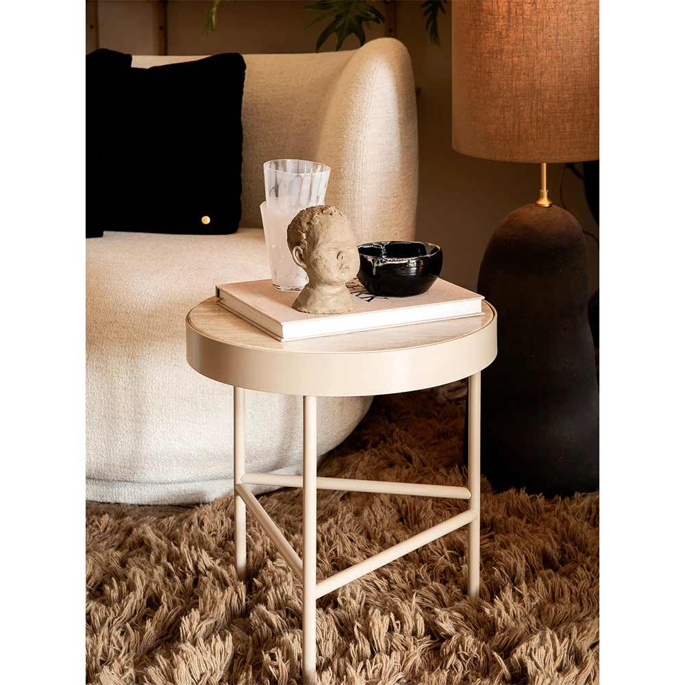 Travertine Table Medium Cashmere 3 | Rouse Home