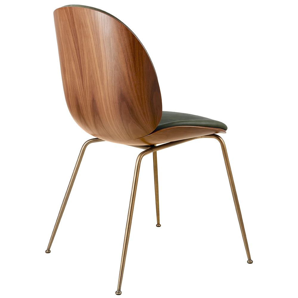Beetle 3D Veneer Dining Chair - Conic Base