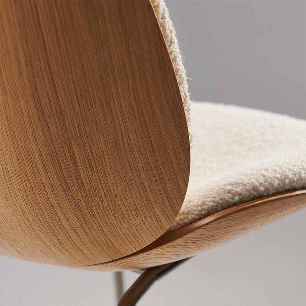 Beetle 3D Veneer Dining Chair - Oak, Karakorum 001