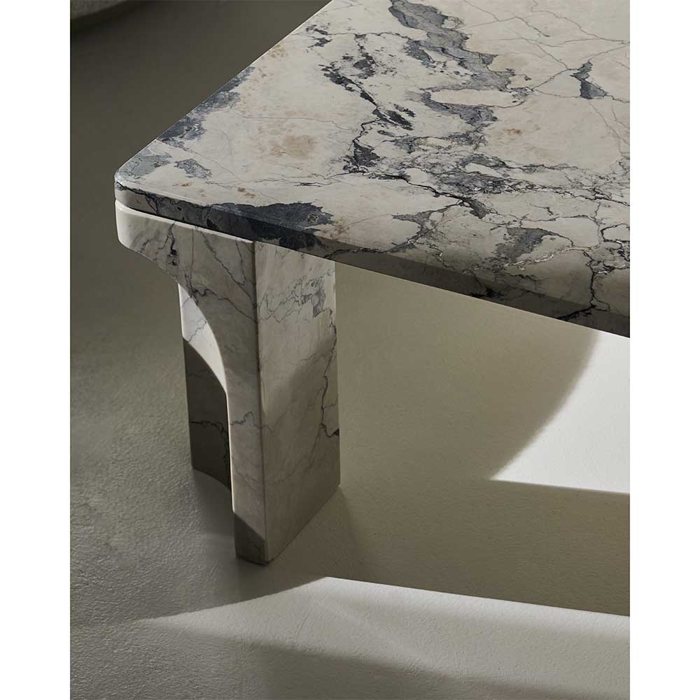 Doric Square Coffee Table Electric Gray 4 | Rouse Home