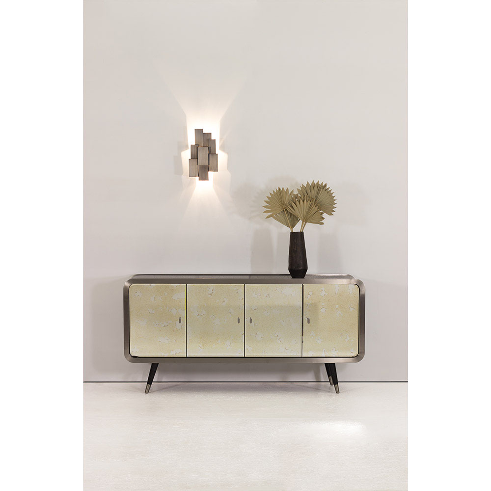 Unveil Sideboard 70.87"W - Brushed Stainless Steel