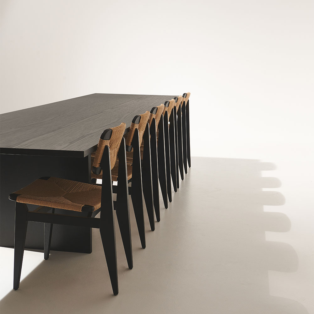 Private Dining Table Brown Black Ash 9 | Rouse Home