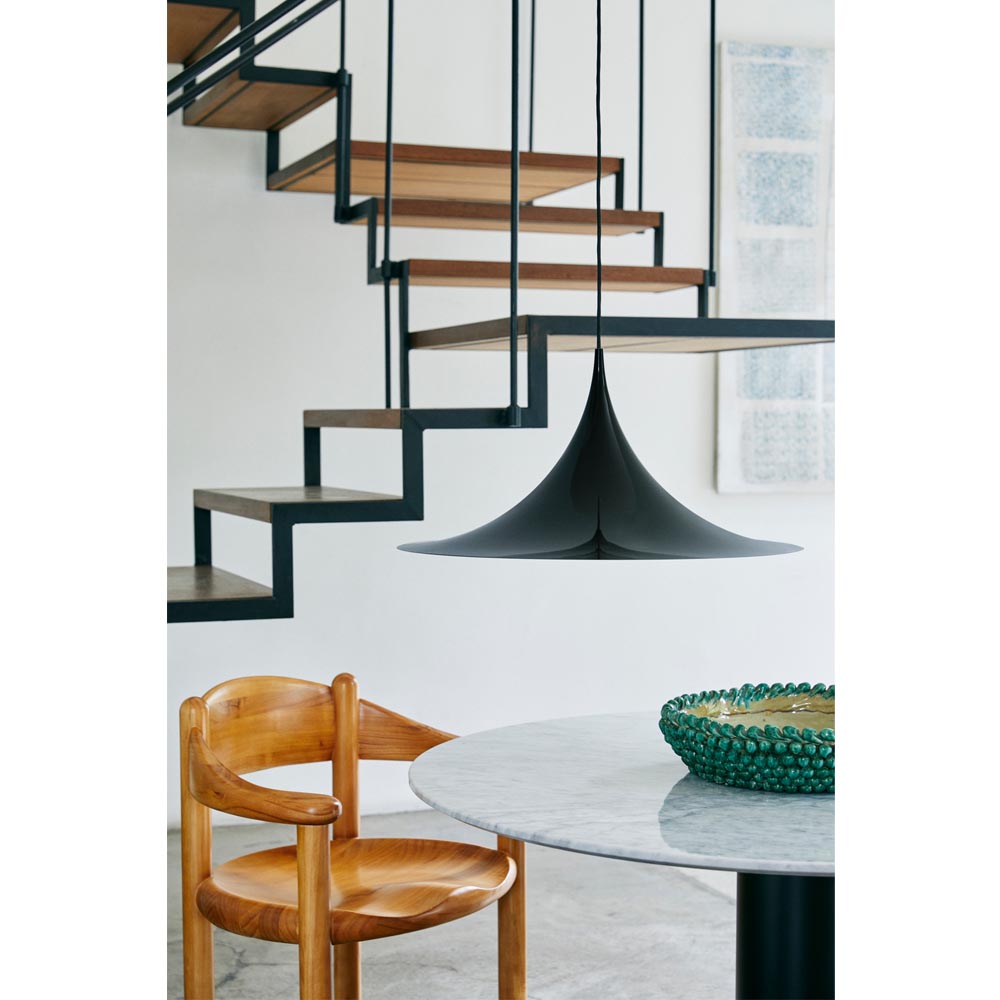 Semi Pendant - Glossy Dark Cocoa