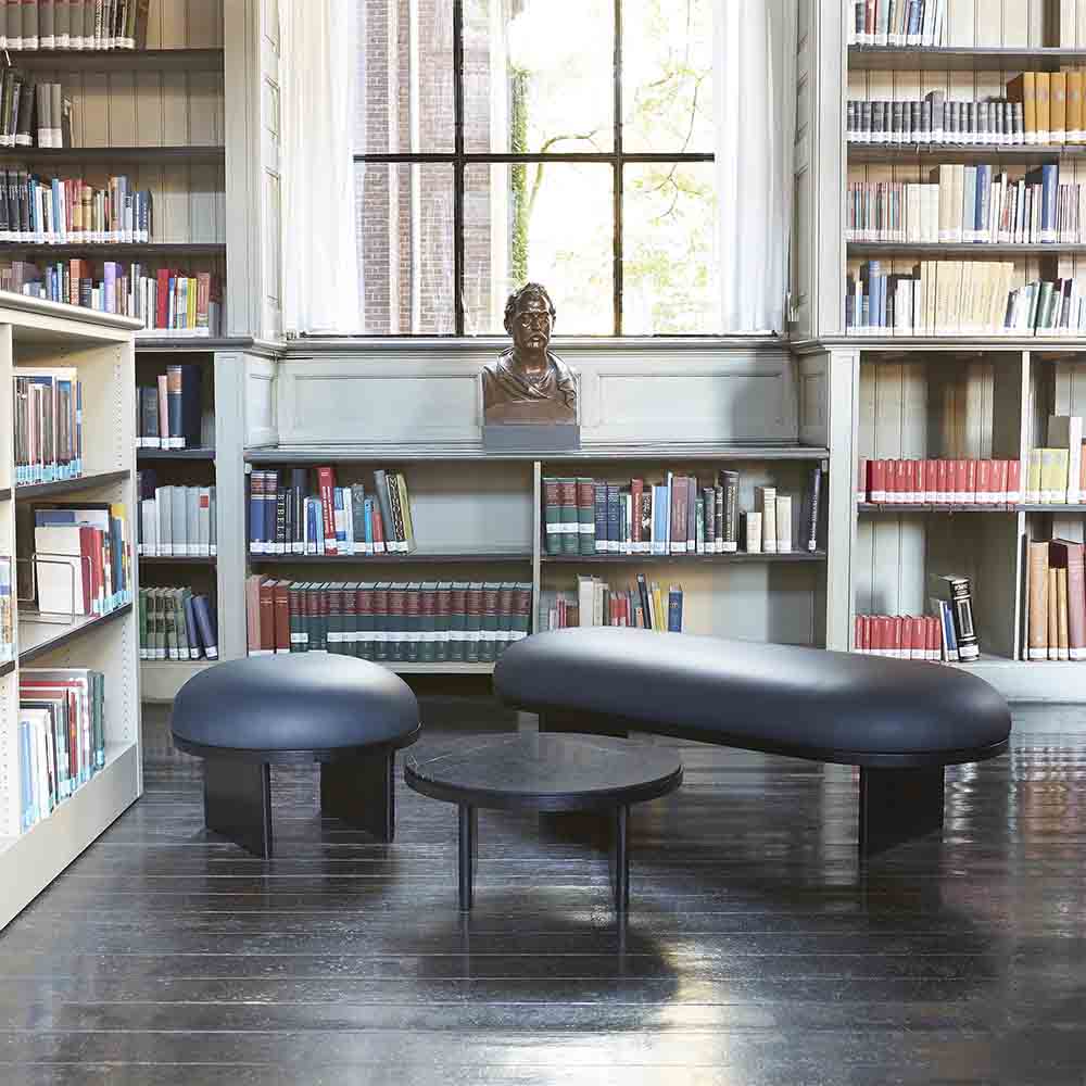 Anza Coffee Table - Black Oak, Nero Marquina Marble