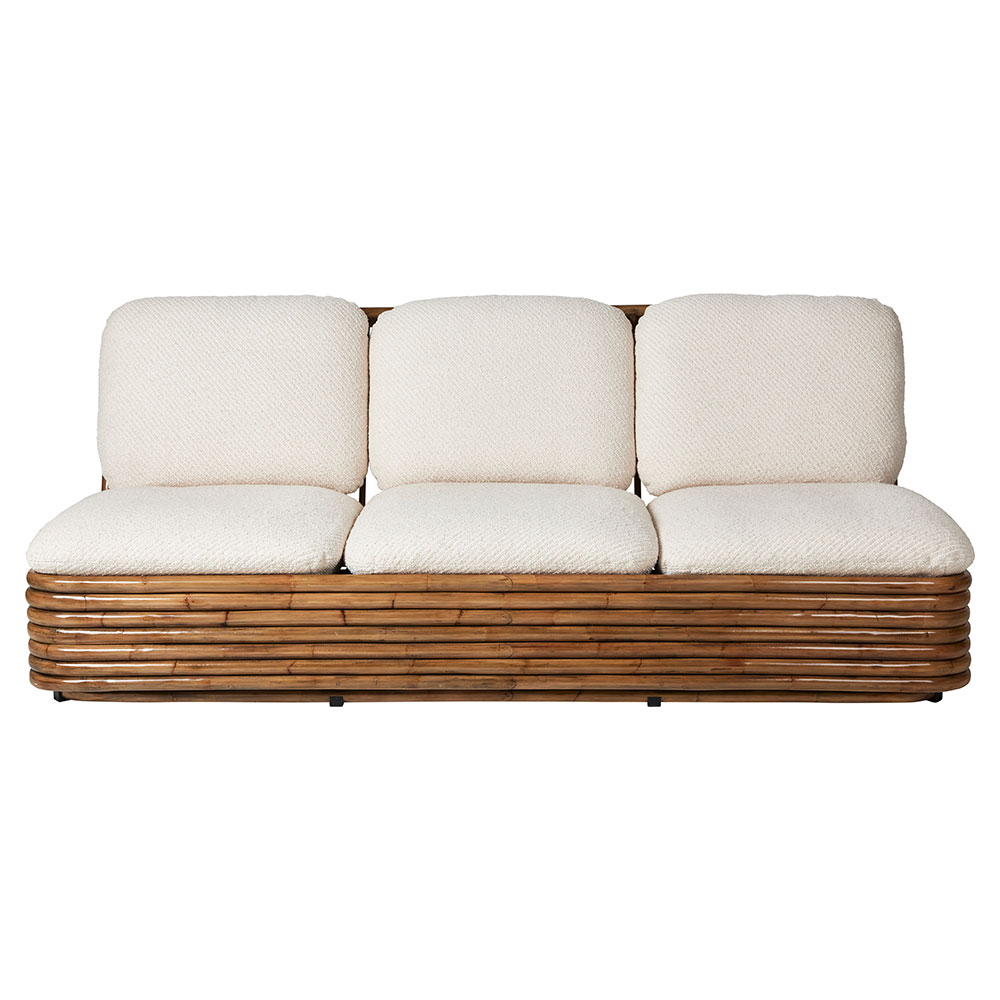 Quick Ship Bohemian 72 Sofa Dedar Lupo 007 Diagonal Boucle 2 | Rouse Home
