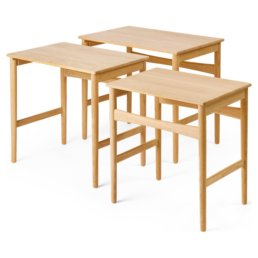 CH004 Nesting Tables - Oak