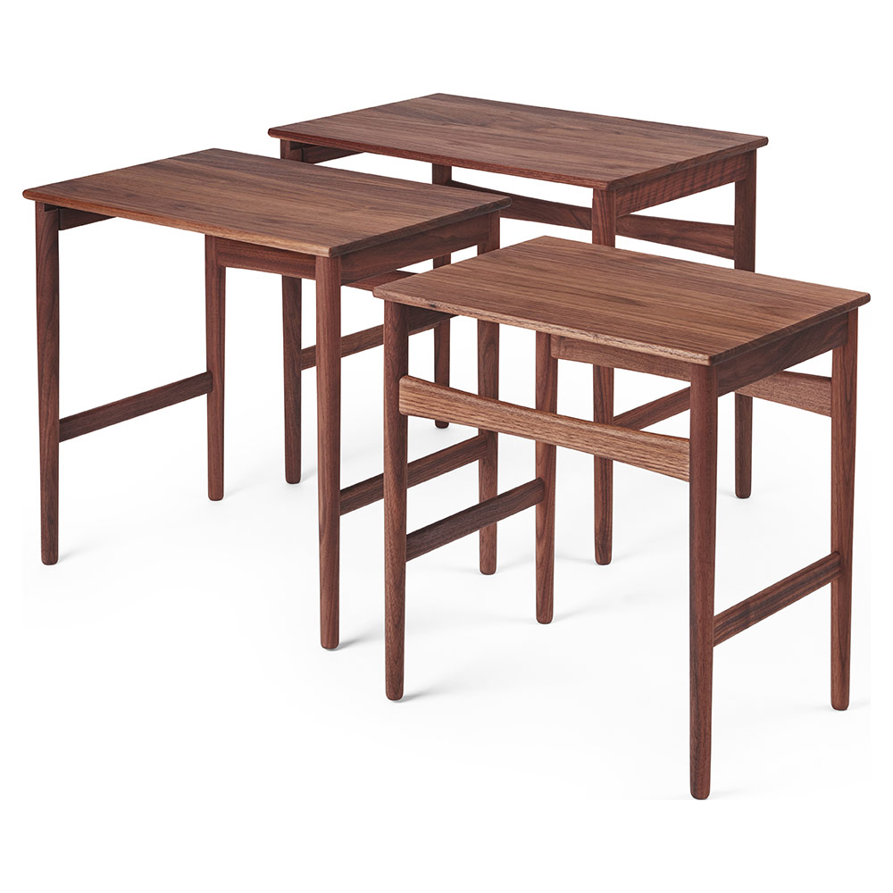 CH004 Nesting Tables - Walnut