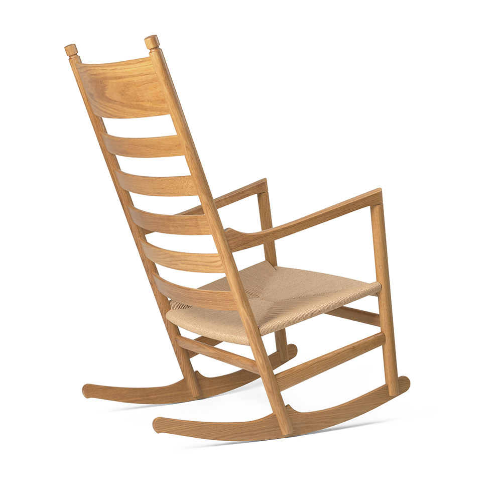 CH45 Rocking Chair - Lacquer Oak
