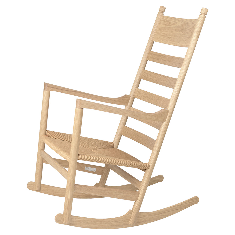 CH45 Rocking Chair - White Oil Oak