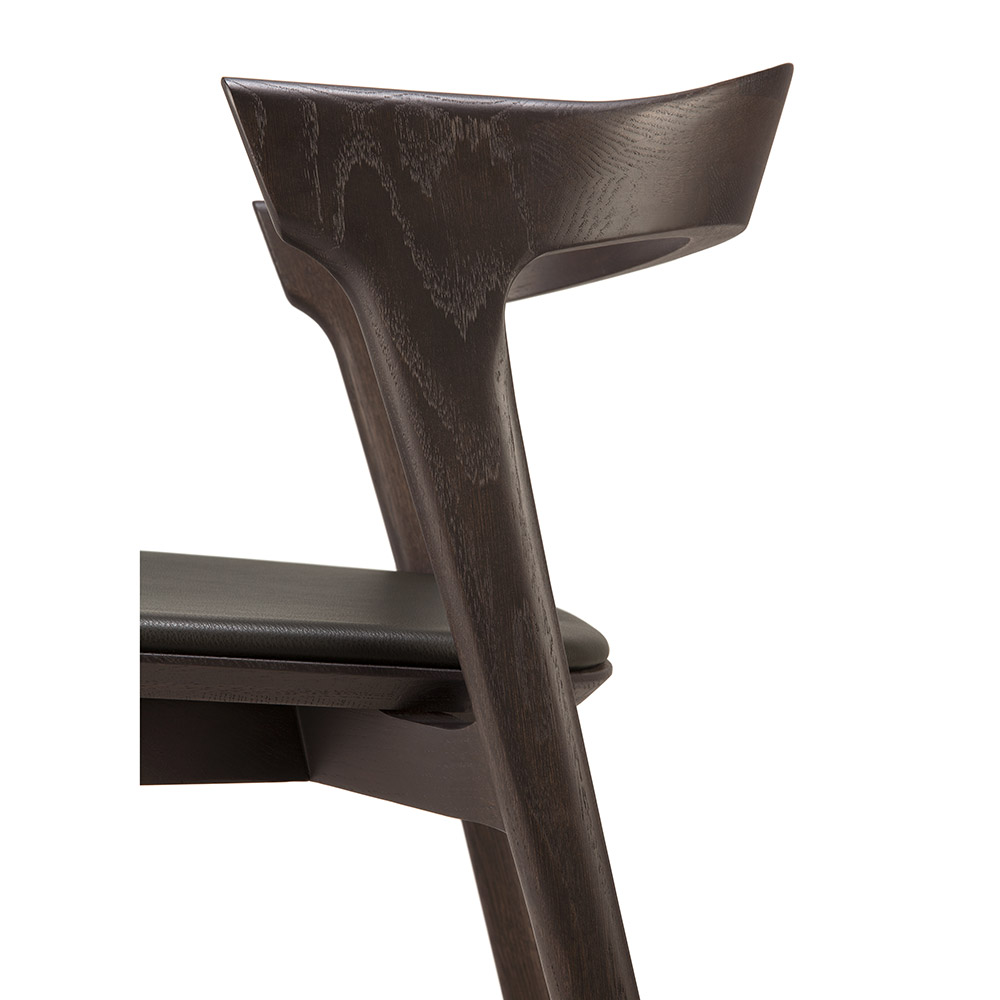 Bok Dining Chair Brown Leather Brown Oak 5 | Rouse Home