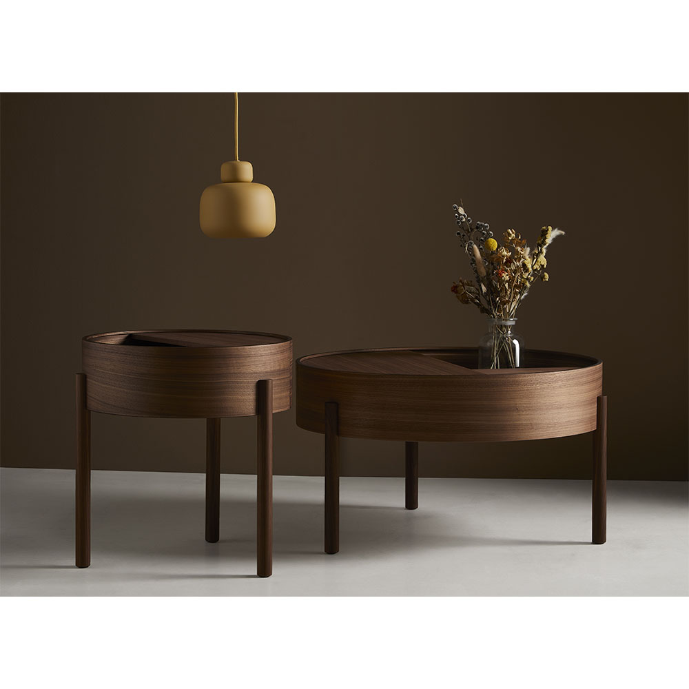 Arc Side Table - White Pigmented Oak | Rouse Home