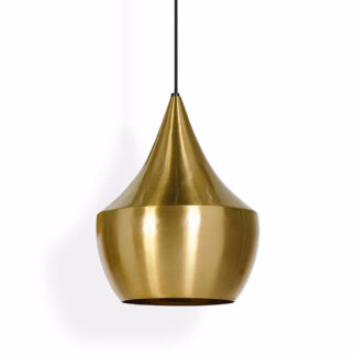 Beat Fat Pendant - Brass