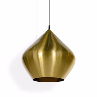 Beat Stout Pendant - Brass