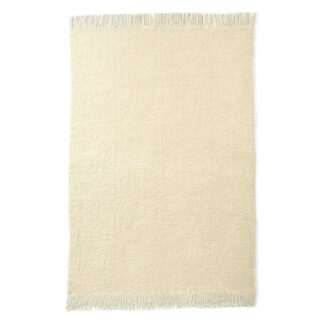 Boucle Alpaca Throw - Ivory