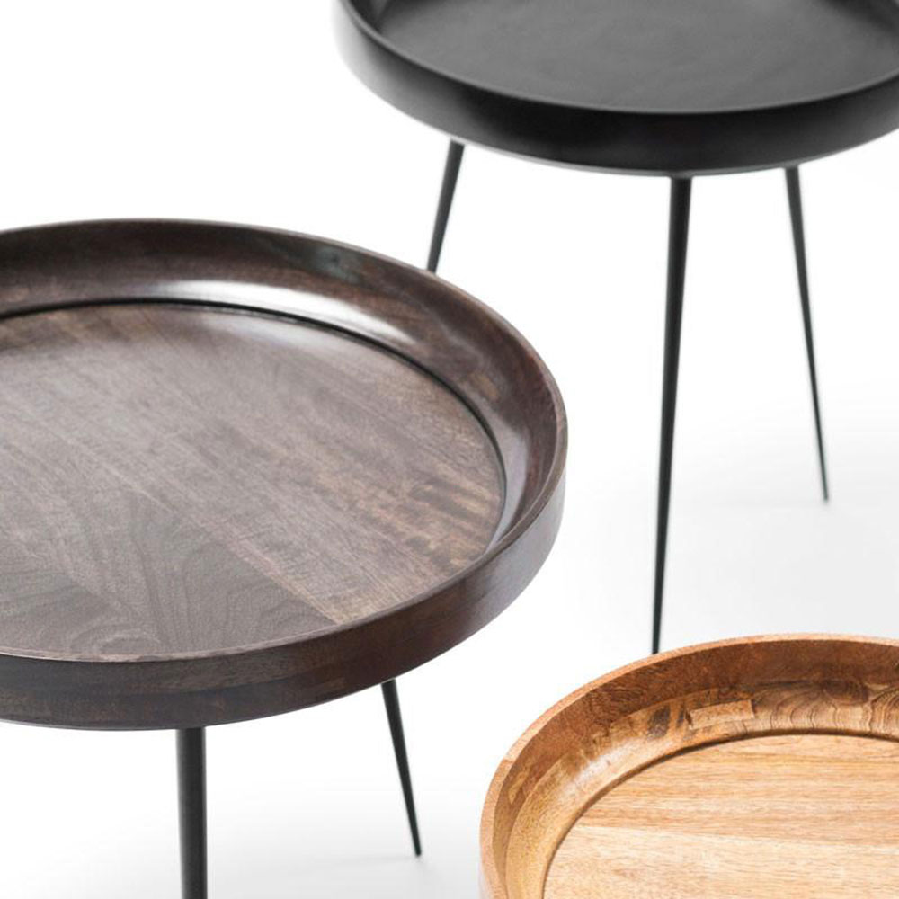Bowl Table - Dark Brown, Large