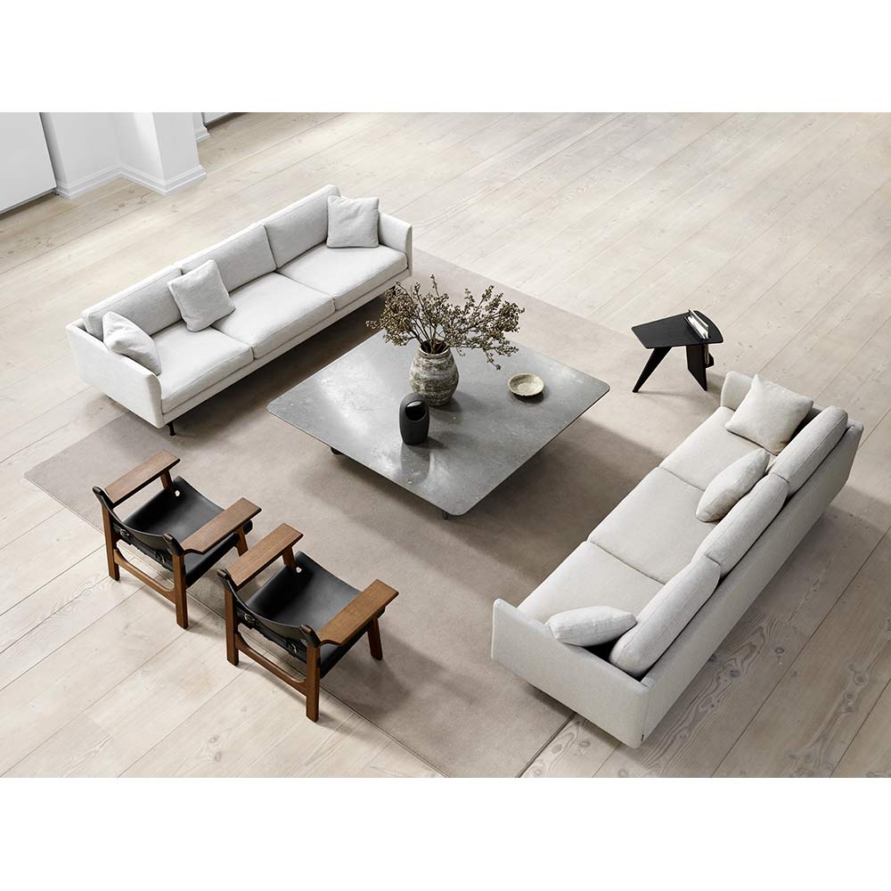 Calmo 80 3 Seater Sofa - Metal Base