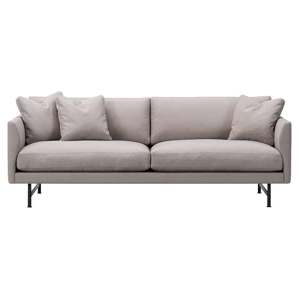 Calmo 95 2 Seater Sofa - Metal Base | Rouse Home