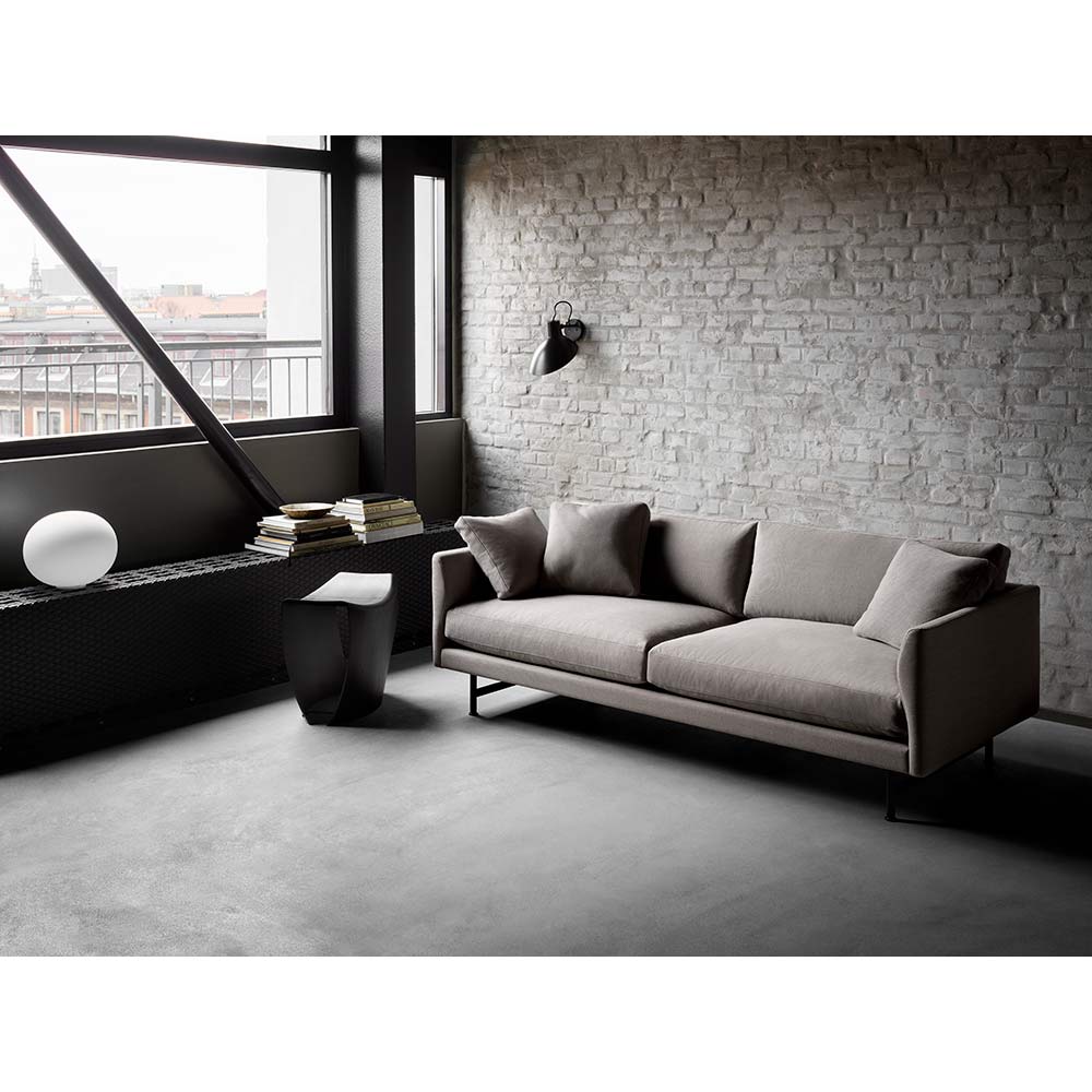 Calmo 95 2 Seater Sofa - Metal Base | Rouse Home