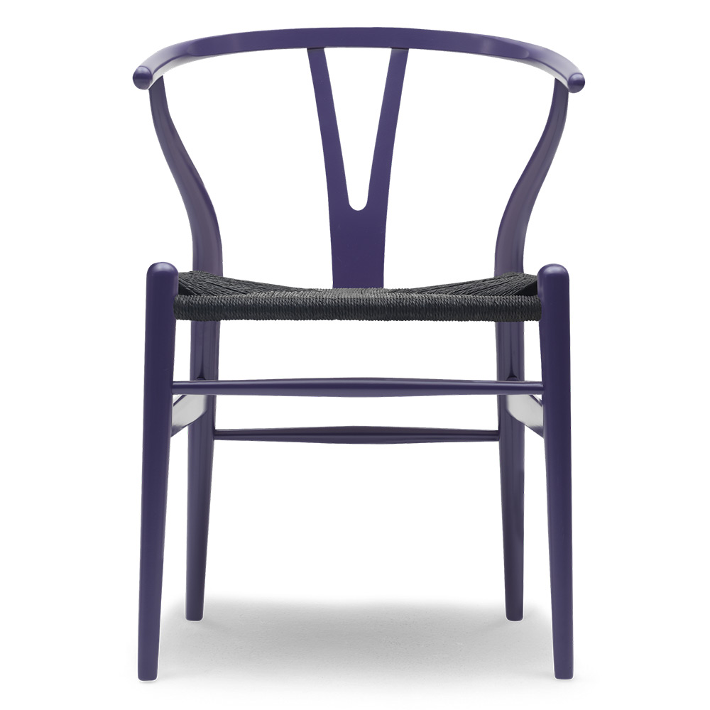 Ch24 Wishbone Dining Chair Dark Purple 2 | Rouse Home