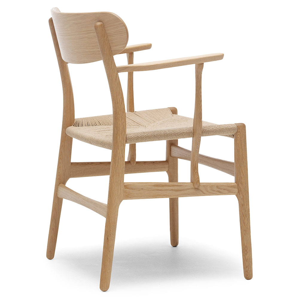 CH26 Dining Chair - Natural Paper Cord, Oak