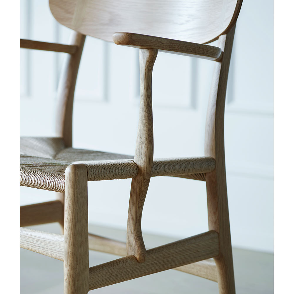 CH26 Dining Chair - Natural Paper Cord, Oak