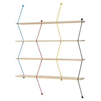 Climb Shelving System - Birch, Multicolor