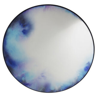 Francis Extra Large Round Wall Mirror - Blue, Purple