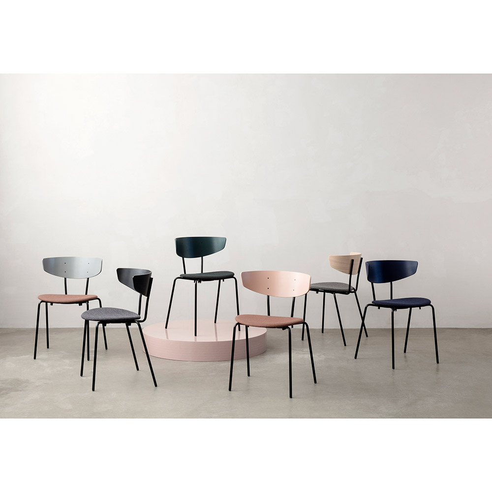 Herman Upholstered Chair - Dark Blue | Rouse Home