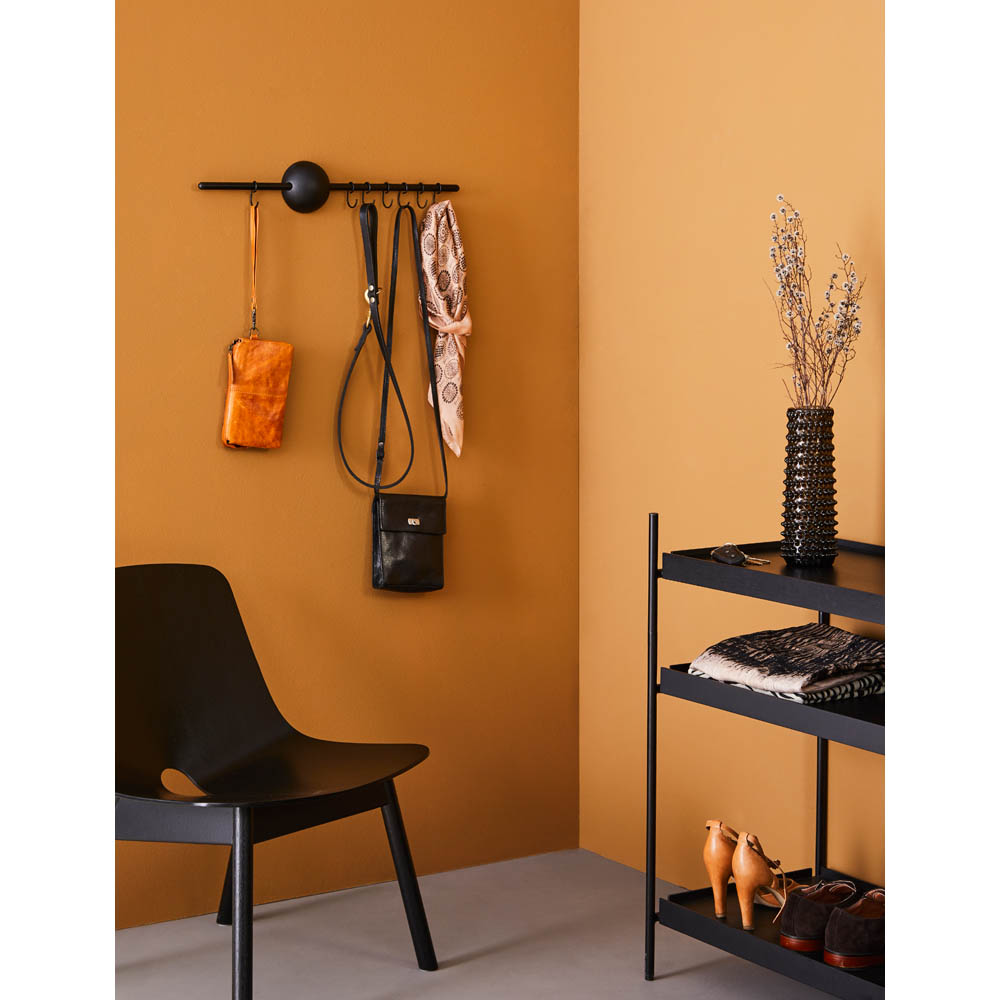 Hoop Rack - Black Painted Oak