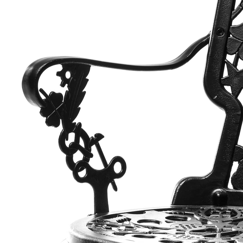 Industry Aluminum Armchair - Black