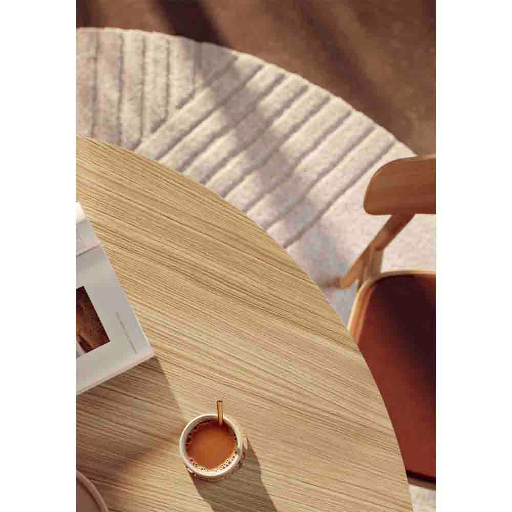 Kyoto Round Rug - 98", Off White