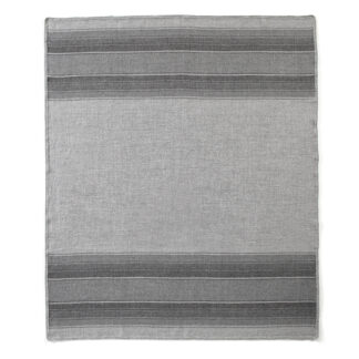 Lines Alpaca Throw - Gray