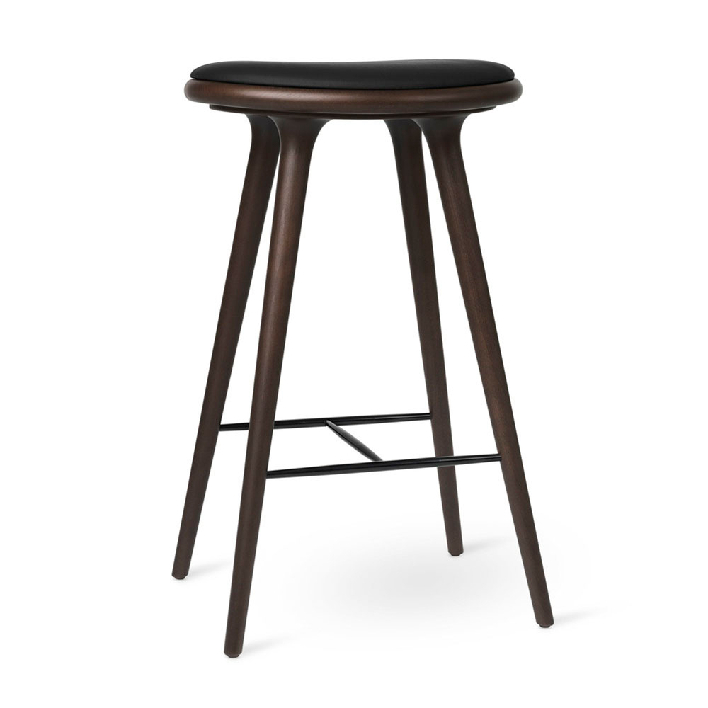 MD Bar Stool - Dark Stained Beech