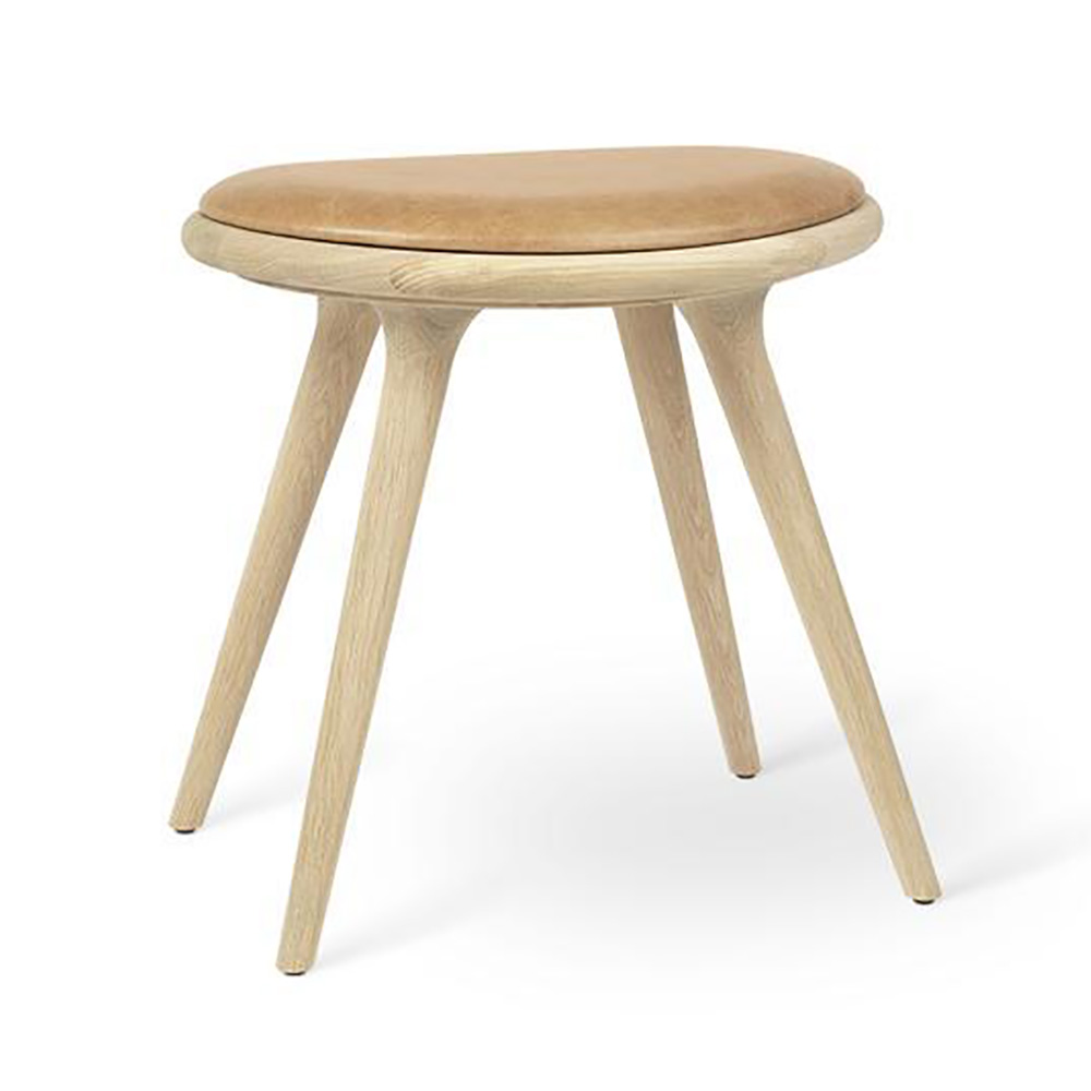 MD Low Stool - Beige Soap Oak